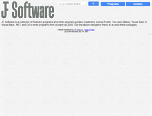 Tablet Screenshot of jfsoftware.com