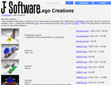 Tablet Screenshot of lego.jfsoftware.com